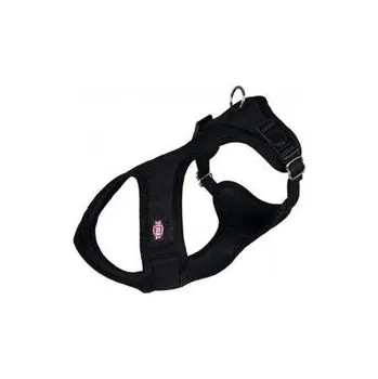 Postroj pro psa Soft postroj, jemný, vypolstrovaný černý XXS-XS 25-35 cm/15 mm
