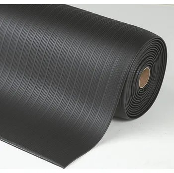 Rohožka Černá protiúnavová průmyslová rohož Airug - 150 x 91 x 0,94 cm