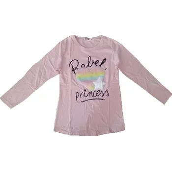 Dívčí tričko SEZON DÍVČÍ TRIKO "REBEL PRINCESS" Barva: smetanová, Velikost: 116