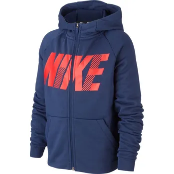 Chlapecká mikina B NK DRY GFX FZ HOODIE - Velikost M