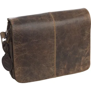 Kožená taška přes rameno GreenLand 113, hnědá