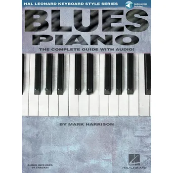 Hudebniny BLUES PIANO the instructional book + Audio Online / klavír