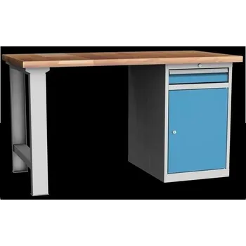 Dílenský stůl Pracovní stoly - set DPS 14 - ponky 1500 x750x850 mm Barvy skříní	 šedo-šedé RAL7031