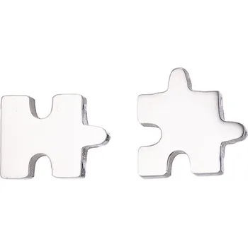 Náušnice Šperky4U Ocelové náušnice PUZZLE - OPN1042-ST