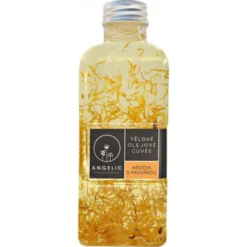 Tělový olej Angelic Tělové olejové Cuvée Měsíček s meduňkou 200 ml