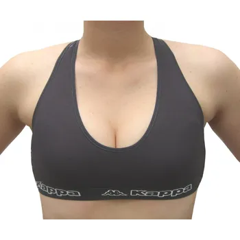 Podprsenka Dámská sportovní podprsenka Kappa K2150 tmavě šedá S/M