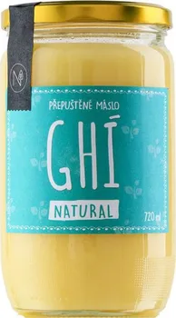 Přepuštěné máslo Natu Ghí Natural 720 ml