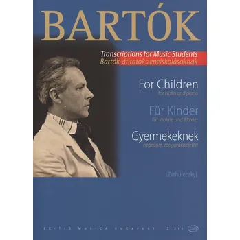 BARTÓK: For Children (Pro děti) / housle a klavír