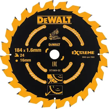 Pilový kotouč Dewalt DT1669 184 mm