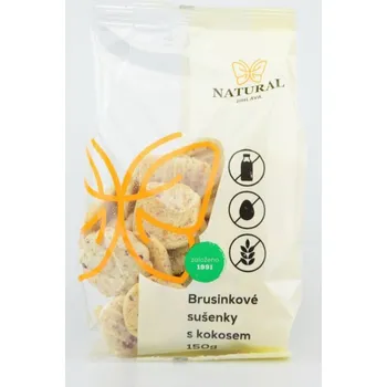 Brusinkové sušenky 150g bez lepku NATURAL