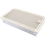Krbová mřížka 16x32 cm, PREMIUM TREND krémový brokát s žaluzií