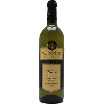 Víno Moravíno Pálava 2017 výběr z hroznů 0,75 l polosladké bílé víno