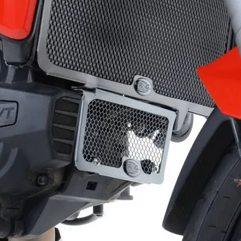 Kryt motoru R&G Racing Ochranná mřížka předního válce - DUCATI Multistrada 1200/1260 '15-'19 Černá