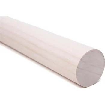 Zábradlí KP Bukové madlo pro nerezové zábradlí a schodiště pr.42 mm, 100 cm, nelakováno