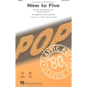 Nine to Five / SAB*+ piano/chords