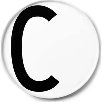 Talíř Design Letters Talíř s písmenem C, white