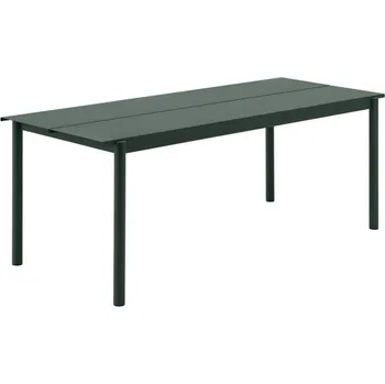 Zahradní stůl Muuto Stůl Linear Steel Table 200 cm, dark green