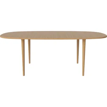 Jídelní stůl Bolia Rozkládací stůl Yacht cone legs, oak veneer/oak