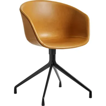 HAY Židle AAC 21 black, Sense leather, cognac