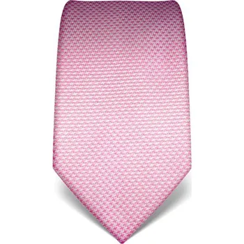 Kravata Růžová kravata Vincenzo Boretti 21989 - kohoutí stopa