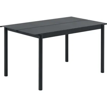 Zahradní stůl Muuto Stůl Linear Steel Table 140 cm, black