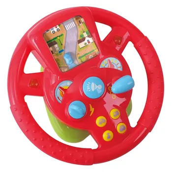 Hračka pro nejmenší Teddies Volant 26 cm se zvukem a světlem červený