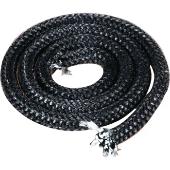 Krbová kamna NDV-000201 - Těsnící šňůra kulatá 12mm CZ - do dvířek Flamingo, 1 bm