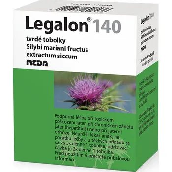 Legalon 140 30 cps Lék na žaludek, slinivku a játra Legalon 140 30 cps