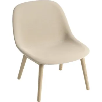 Křeslo Muuto Křeslo Fiber Lounge Chair Wood Base, Steelcut Trio 236