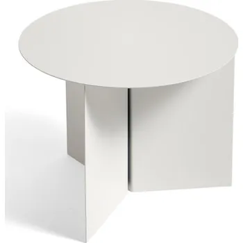 Konferenční stolek HAY Stolek Slit Round Side, white