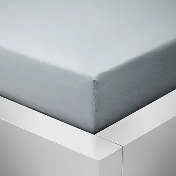 Prostěradlo Numberoplus Jersey prostěradlo šedá Velikost: 180 x 200 cm