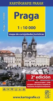 Praga: Mapa de curiosidades turísticas, 1:10 000 - Kartografie Praha (2012)