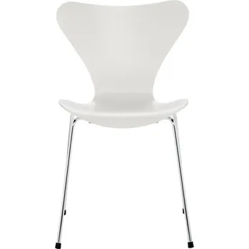 Jídelní židle Fritz Hansen Židle Series 7™, white / chrom