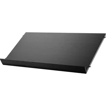 police String Police String Magazine Shelf 78 x 30, black ash