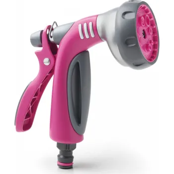 Hadicová spojka Uzavíratelná zalévací pistole "METAL MULTI" - růžová (GF Garden Rozstřikovací uzavíratelná zalévací pistole "METAL MULTI", FUXIA)