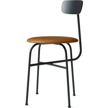 Jídelní židle Audo Copenhagen Židle Afteroom Dining Chair 4, leather, black/cognac