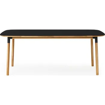 Jídelní stůl Normann Copenhagen Stůl Form 95x200 cm, černá/dub