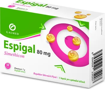 Lék na žaludek, slinivku a játra Galmed Espigal 80 mg 50 cps.