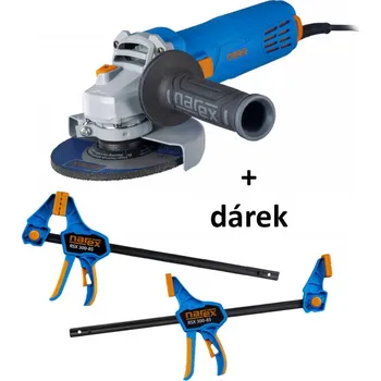 úhlová bruska Narex EBU 125-7, 125 mm + RSX 300-85 Double Set