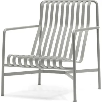HAY Křeslo Palissade Lounge Chair High, sky grey