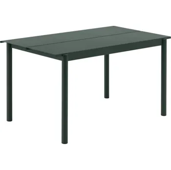 Zahradní stůl Muuto Stůl Linear Steel Table 140 cm, dark green