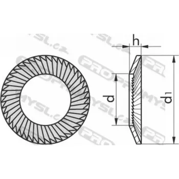 Matice Pojistná podložka SCHNORR typ S M3 / 3,2 nerez A2