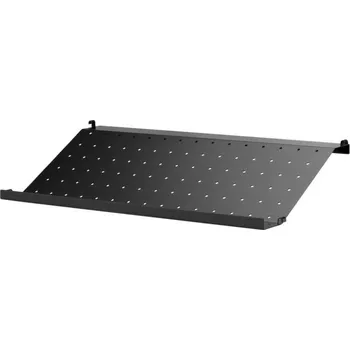 police String Police String Shoe Shelf Metal 58 x 30, black