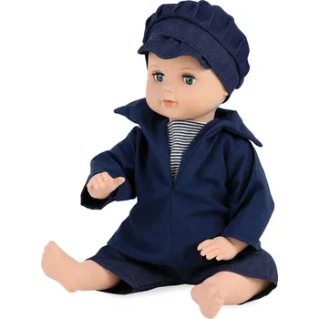 Panenka Petitcollin Baigneur Marin 40 cm modré oči