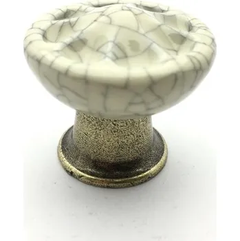 Nábytek Tulip COUNTRY bronz jasný/ porcelán popraskaný 33 mm