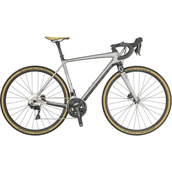 Scott Addict Gravel 30 2019 Silver/Black L Silniční kolo Scott Addict Gravel 30 2019 Silver/Black L