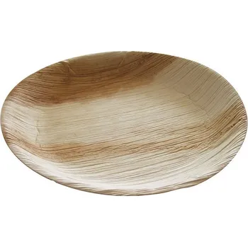 Jednorázové nádobí Talíř Hampi kulatý BIO - palmový list 25 x 3 cm (25 ks)