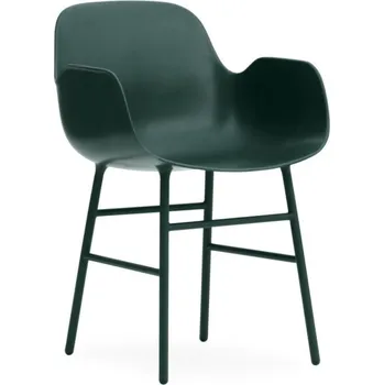 Jídelní židle Normann Copenhagen Židle Form s područkami, green/steel