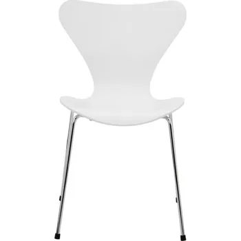 Jídelní židle Fritz Hansen Židle Series 7™, full white / chrom
