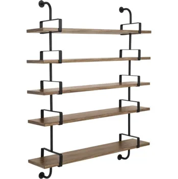 Komoda Gubi Police Démon Shelf 2, 155cm, 5 shelves, walnut